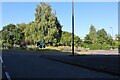 Landscaped roundabout on Leadon Way, Ledbury