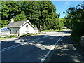 Cannon Cottage beside the road in Llanbadarn Fynydd