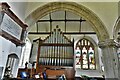 SY1398 : Gittisham, St. Michael's Church: The organ by Michael Garlick
