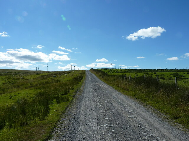 Road across the moor