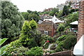 Houses & gardens above Fishmarket Road, Rye