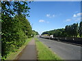 Cycle path beside the A20