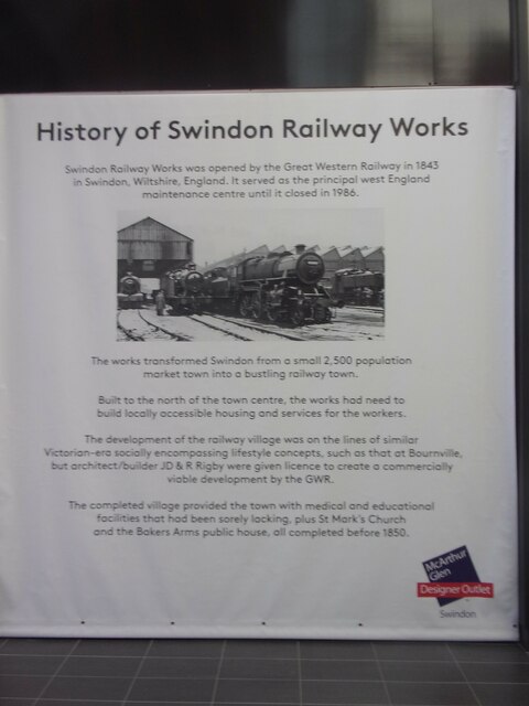 Inside McArthur Glen, the old Swindon Railway Works (d)