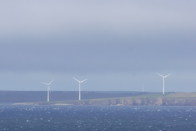 Wind turbines on Ness of Ayre