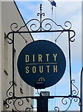 TQ3875 : Sign for the Dirty South, Lewisham by JThomas