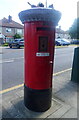 Yarn bombed George V postbox on Bootscray Road, Eltham