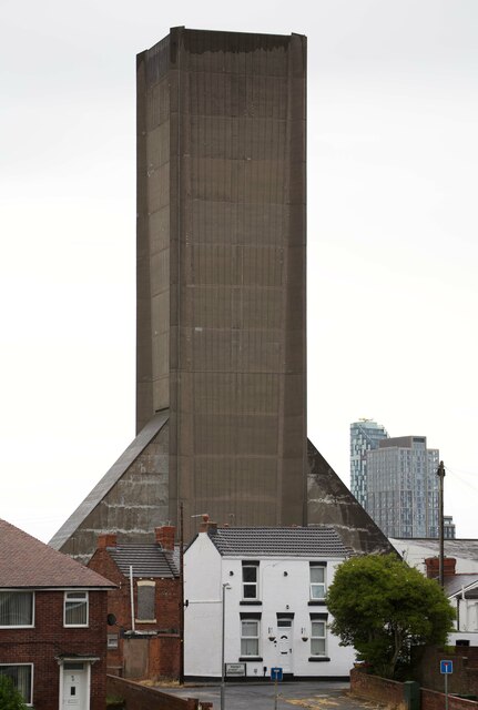 Kingsway Tunnel ventilation shafts at Seacombe