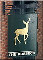 Sign for the Roebuck on Great Dover Street