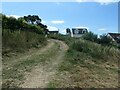 Public footpath rising to Farmhill Crescent