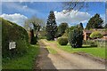 Private road to two houses, Stoneleigh