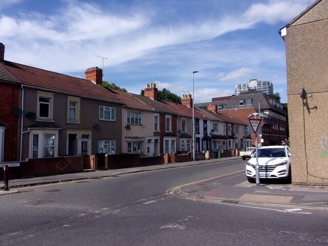 Junction of Crombey and Curtis Streets