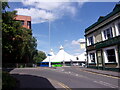 Approaching the junction of Curtis Street and Commercial Road