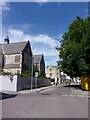 Looking from Exeter Street into Emlyn Square