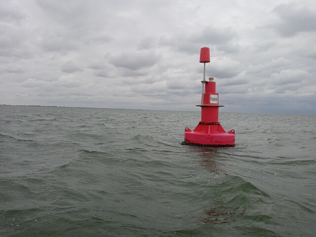 Port hand navigation buoy 'Foxtrot'