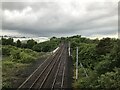 Tyne and Wear Metro line west of Fawdon