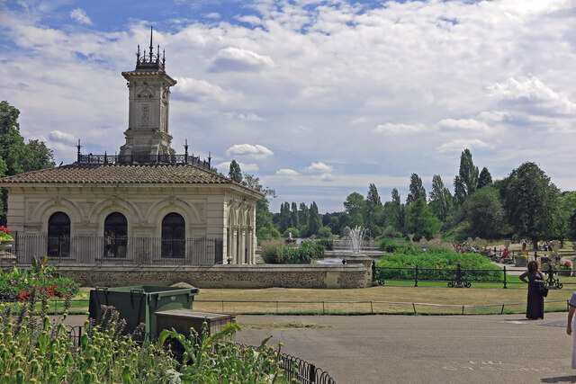 The Pump House and Italian Gardens, Kensington Gardens