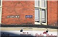 Old signs on Cantilupe Street, Hereford