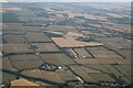 Saxon Street and Rutland Stud, looking towards Little Ditton: aerial 2022