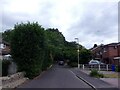 Looking northwards along Church Lane