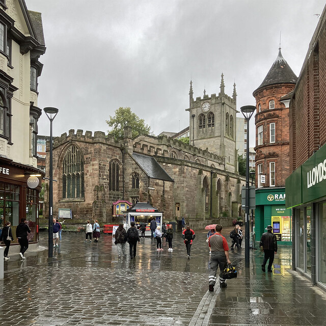 Derby: St Peter's Church from East... © John Sutton cc-by-sa/2.0 ...