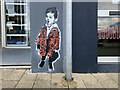 Banksy style artwork, Portstewart - 3