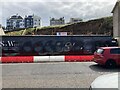 Hoarding to building site, Portstewart