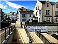 Religious text on banners, Portrush