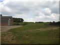 Spot the public footpath, Boughton End Farm