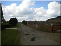 Boughton End Lane passing Boughton End Farm