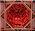 NS1059 : Bute - Mount Stuart - Marble Chapel - Crimson glass lantern by Rob Farrow