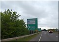 Advance signs for roundabout on A6 outside Quorn