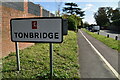 Entering Tonbridge