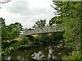 NU2311 : Footbridge over the river Aln in Lesbury by Stephen Craven