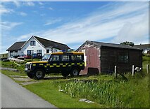 NM2256 : Coll - Arinagour - Coastguard station and vehicle by Rob Farrow