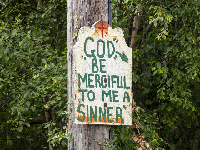 Religious message near Comber