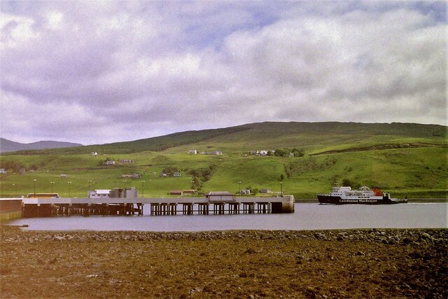 King Edward pier at Uig, Skye, 1989