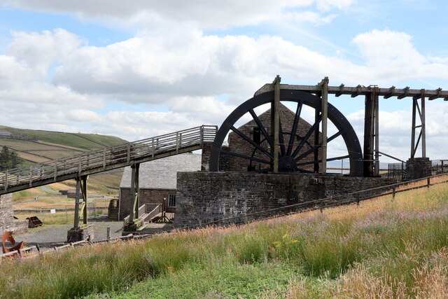 Great overshot waterwheel, Killhope Lead Mining Centre