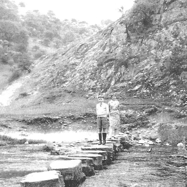 Dovedale stepping stones 1960