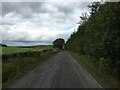 Minor road near Corrie Common