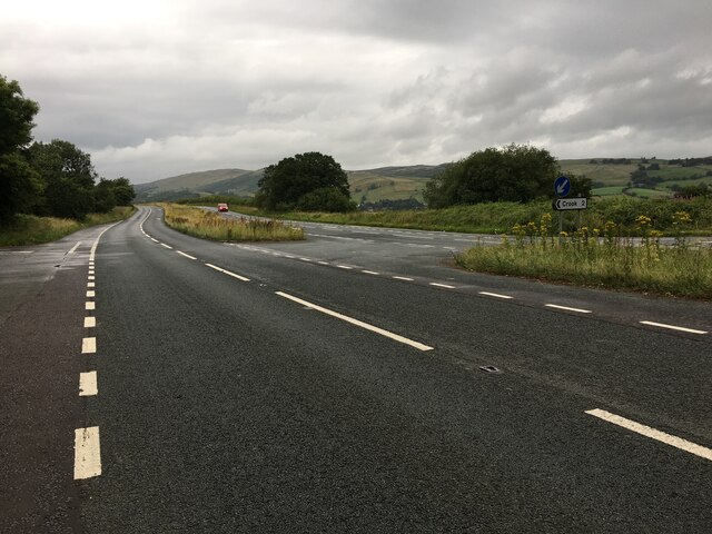 Road junction on the A591 © Steven Brown cc-by-sa/2.0 :: Geograph ...