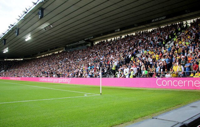 The East Stand at Pride Park Stadium