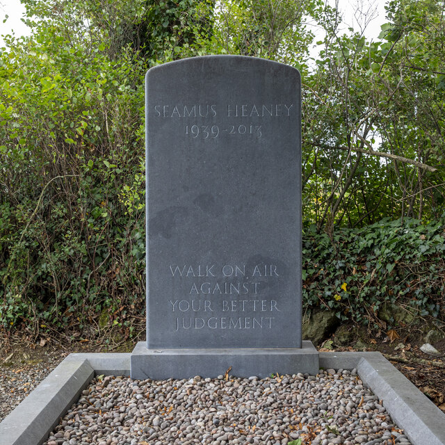 The grave of Seamus Heaney
