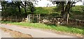 Gate into Castlerigg Plantation from road to Castlerigg Farm