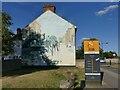 Mural on the end gable of Medgebury Road