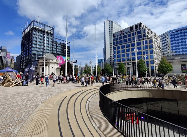 Centenary Square in Birmingham city centre