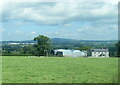 Farm buildings seen from Ballyrobin Road