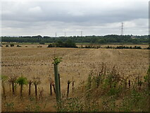 SP5400 : Stubble field near Lower Farm by JThomas