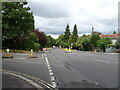 Road junction on the A4158