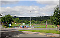 Hirst Lane Recreation Ground seen from Dallam Avenue, Shipley