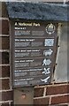 National Park questions and answers board, Cwmyoy